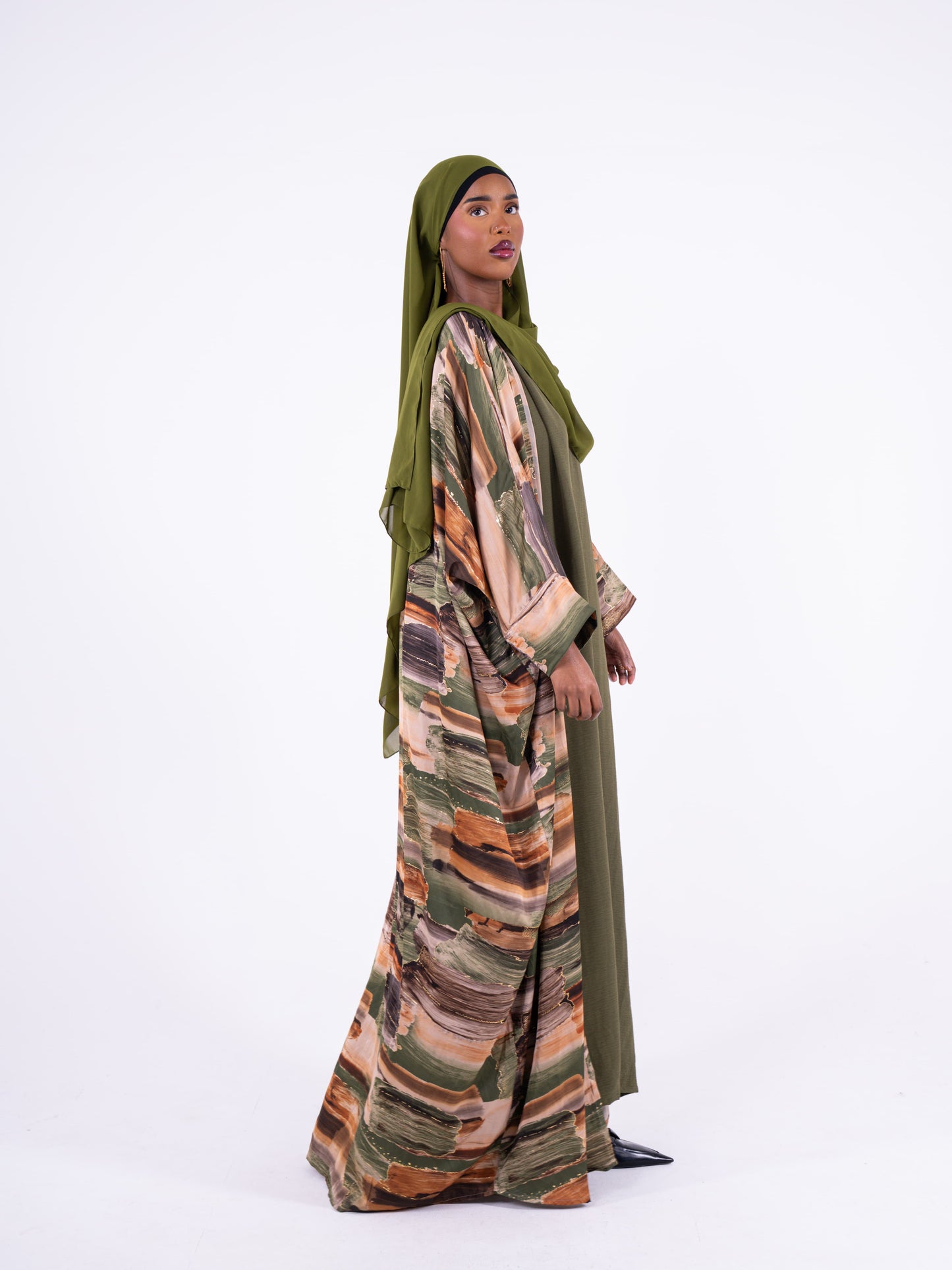 Asli - 3 Piece Abaya Set
