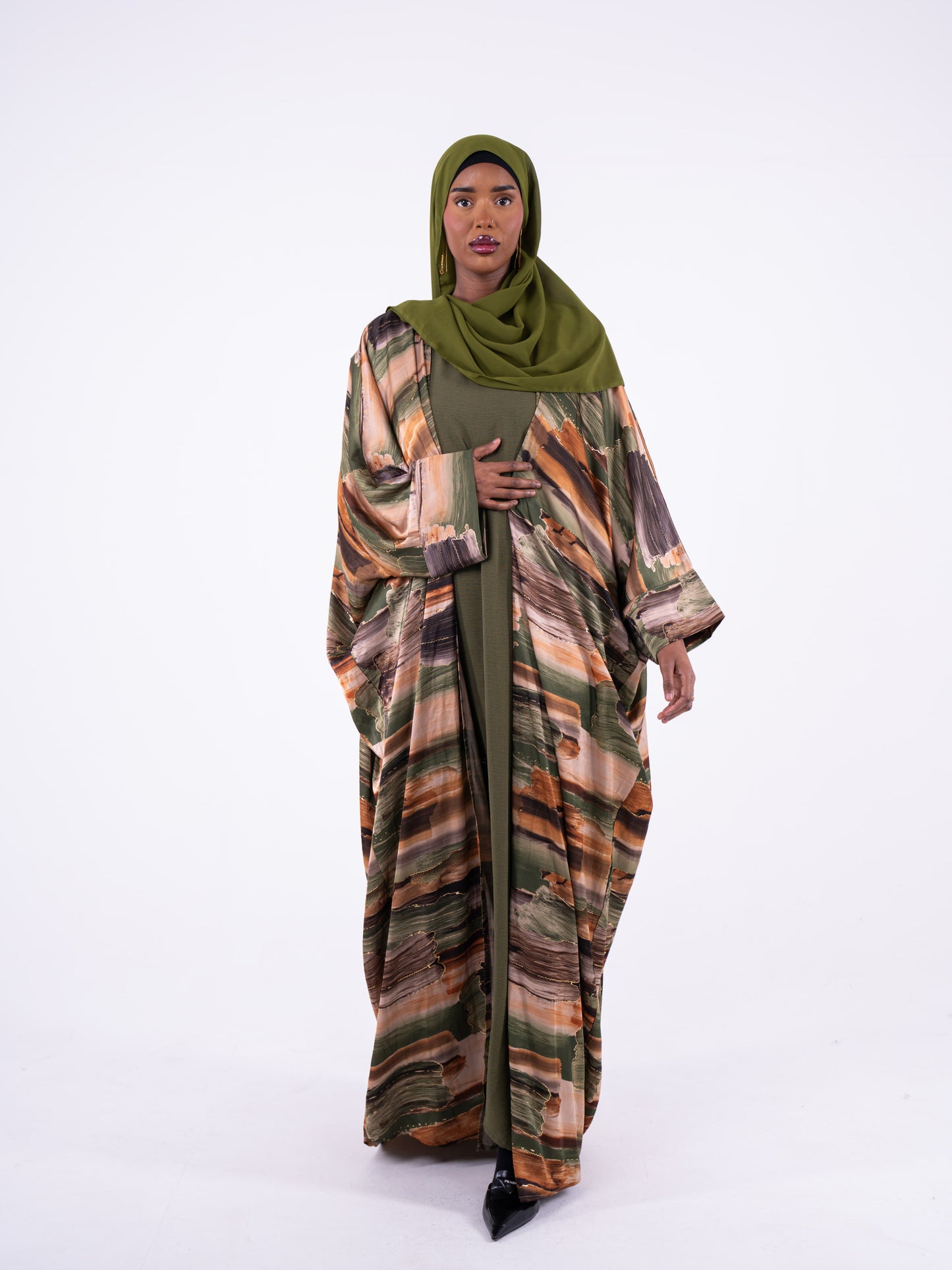 Asli - 3 Piece Abaya Set