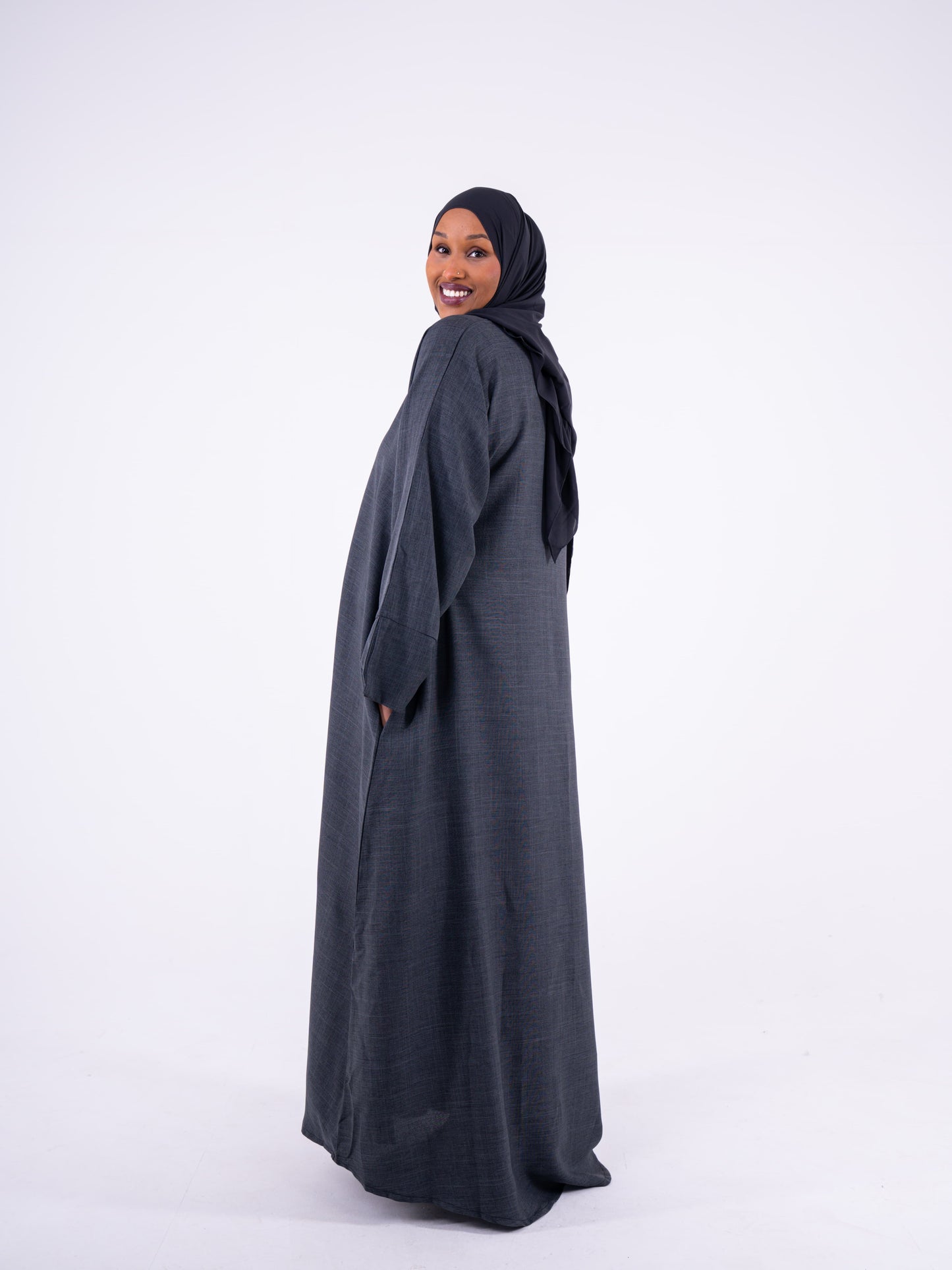 Charcoal Essential Abaya